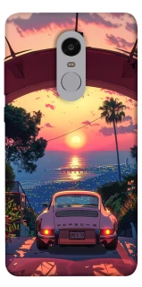 Чохол на Xiaomi Redmi Note 4X / Note 4 (Snapdragon) Porsche at sunset фото 1 з 1