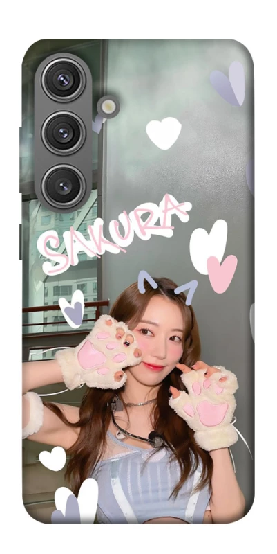 Чехол на Samsung Galaxy S24+ Sakura - LE SSERAFIM фото 1 из 1