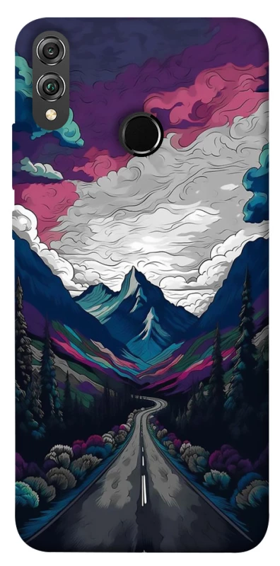 Чехол на Huawei Honor 8X Нарисованные горы фото 1 из 1