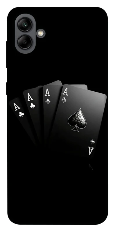Чохол на Samsung Galaxy A04 Black Cards фото 1 з 1