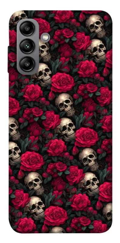 Чохол на Samsung Galaxy A04s Черепа та рози фото 1 з 1