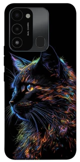 Чохол на TECNO Spark 8C Чорний кіт фото 1 з 1