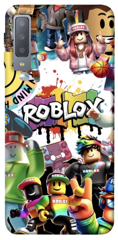 Чохол на Samsung A750 Galaxy A7 (2018) Roblox Characters Collage фото 1 з 1