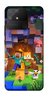 Чехол на Realme Narzo 50A Minecraft game фото 1 из 1