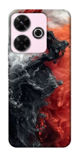 Чохол на Xiaomi Redmi 13 4G Black and Red фото 1 з 1