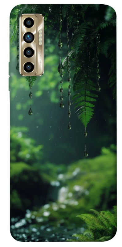 Чехол на TECNO Camon 17P rain forest фото 1 из 1