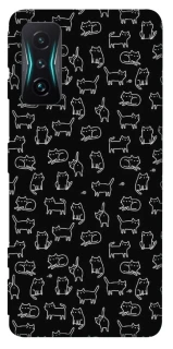 Чохол на Xiaomi Redmi K50 Gaming Black Cats фото 1 з 1