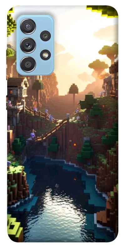 Чохол на Samsung Galaxy A52 4G / A52 5G Minecraft sunset фото 1 з 1