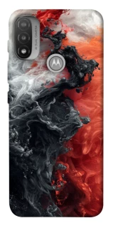 Чохол на Motorola Moto E20 Black and Red фото 1 з 1