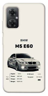 Чохол на Xiaomi Redmi Note 11R BMW M5 E60 фото 1 з 1