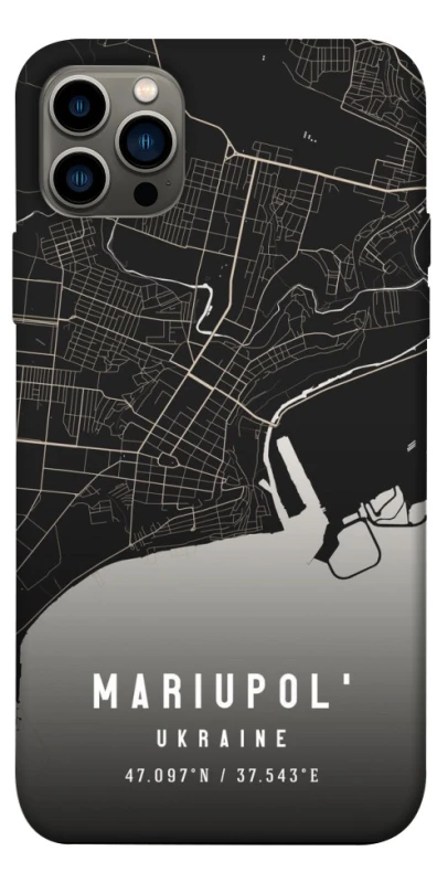 Чехол на Apple iPhone 12 Pro (6.1") Mariupol map фото 1 из 1