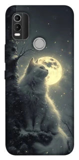 Чехол на Nokia C21 Plus Кот под луной фото 1 из 1