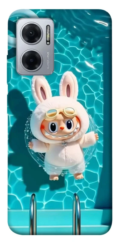 Чохол на Xiaomi Redmi Note 11E Labubu in the pool ver.2 фото 1 з 1