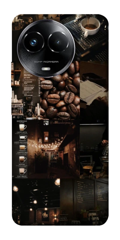 Чохол на Realme C67 4G Coffee collage ver.1 фото 1 з 1