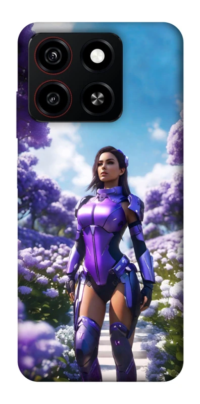 Чохол на ZTE Blade A35 4G Cyber space girl ver.4 фото 1 з 1