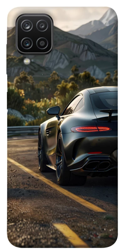 Чохол на Samsung Galaxy A12 Car in the mountains фото 1 з 1