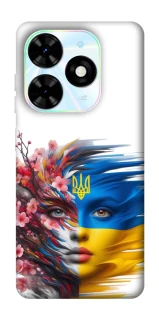 Чохол на TECNO Spark Go 2024 Flowering Ukraine фото 1 з 1