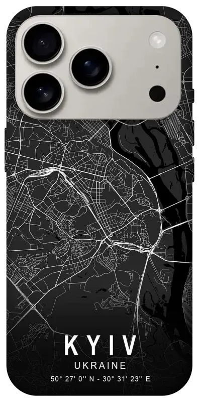 Чехол на Apple iPhone 18 Pro Kyiv map фото 2 из 2