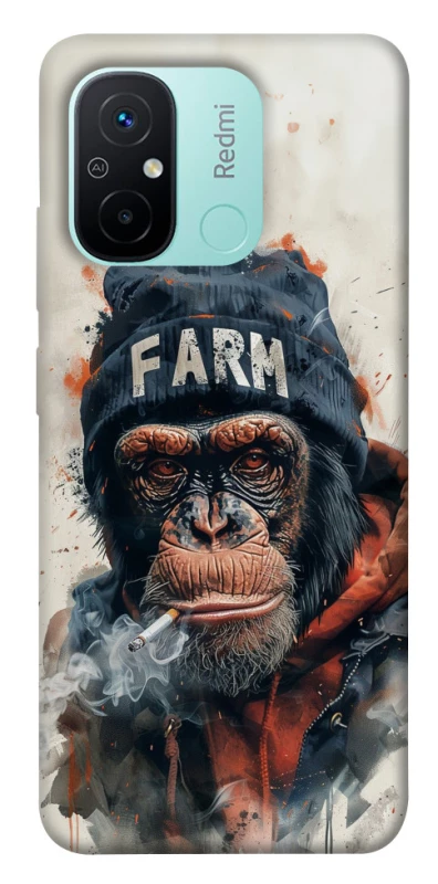Чохол на Xiaomi Redmi 12C / Poco C55 Шимпанзе v3 фото 1 з 1