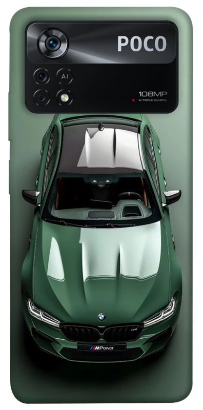 Чохол на Xiaomi Poco X4 Pro 5G BMW green фото 1 з 1