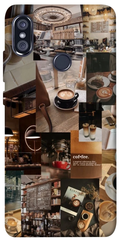 Чохол на Xiaomi Redmi Note 5 Pro / Note 5 (AI Dual Camera) Coffee collage ver.2 фото 1 з 1