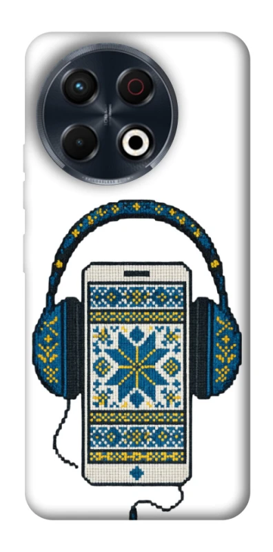 Чехол на TECNO Spark 30 Pro (KL7) Современная вышиванка фото 1 из 1