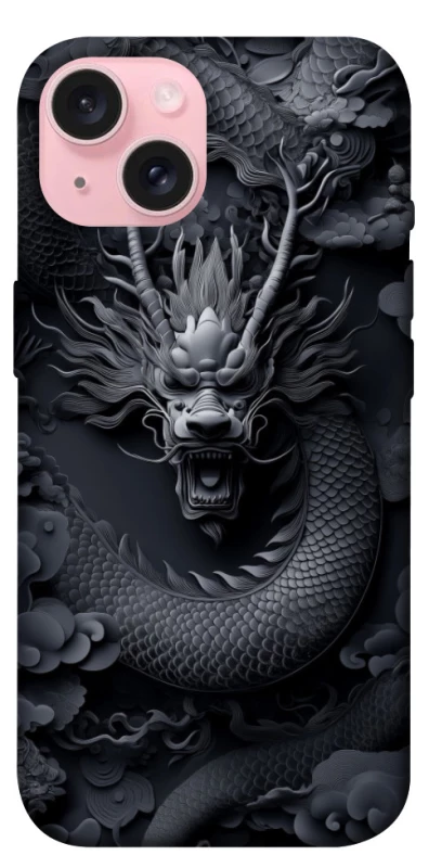 Чохол на Apple iPhone 15 (6.1") black dragon фото 1 з 1
