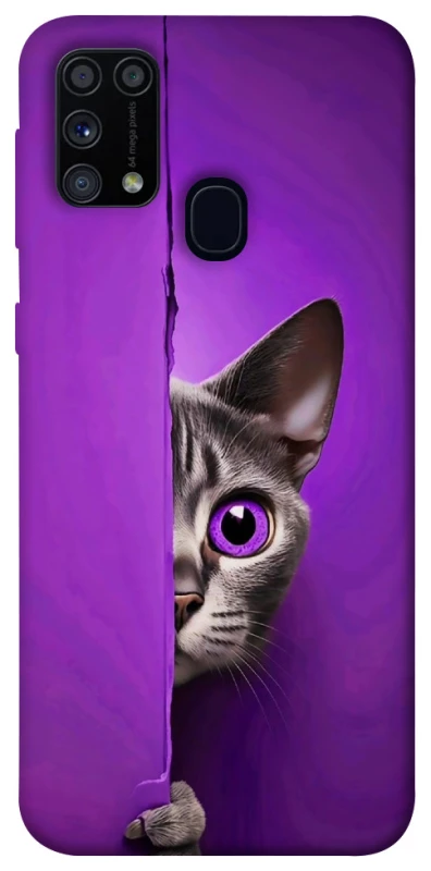 Чохол на Samsung Galaxy M31 Кіт-підглядач фото 1 з 1