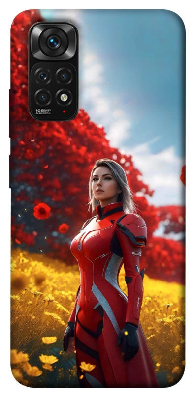 Чохол на Xiaomi Redmi Note 11 (Global) / Note 11S Cyber space girl ver.5 фото 1 з 1