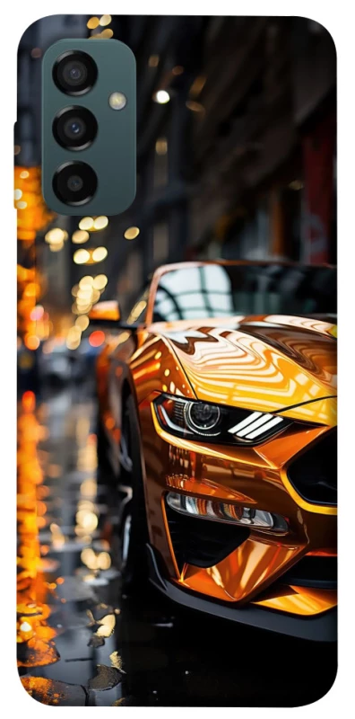 Чохол на Samsung Galaxy M14 5G Golden sports car фото 1 з 1