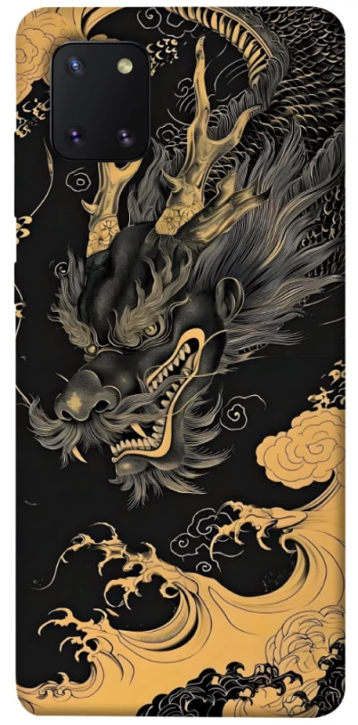 Чохол на Samsung Galaxy Note 10 Lite (A81) gold dragon фото 1 з 1