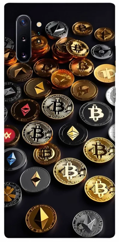 Чехол на Samsung Galaxy Note 10 Plus Many coins фото 1 из 1