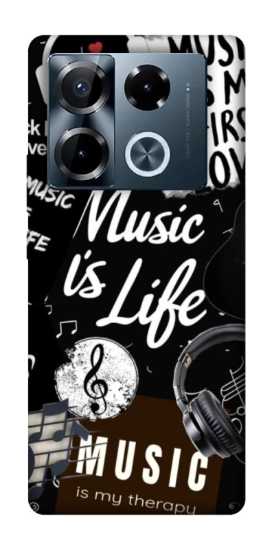 Чохол на Infinix Note 40 Pro 4G Music is Life фото 1 з 1