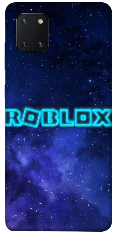 Чохол на Samsung Galaxy Note 10 Lite (A81) Roblox Space Logo Blue фото 1 з 1