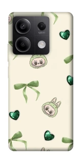 Чехол на Xiaomi Redmi Note 13 5G Labubu Green Heart фото 1 из 1