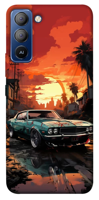 Чохол на TECNO Pop 5 LTE Car at sunset фото 1 з 1
