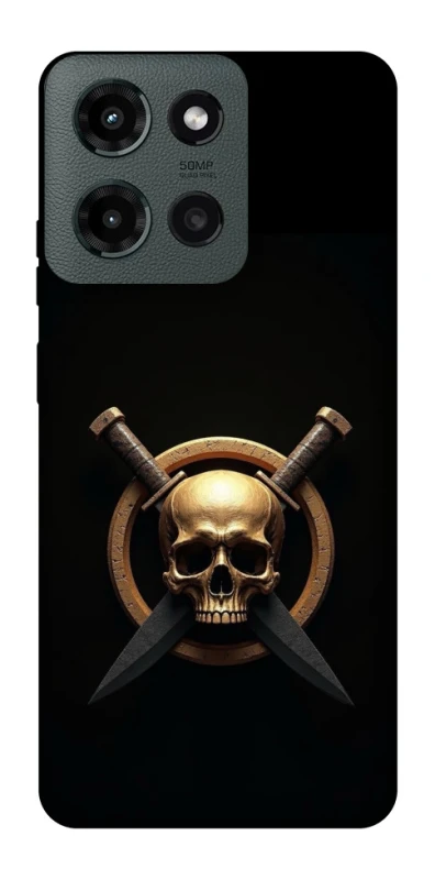 Чехол на Motorola Moto G Power (2025) Golden Skull фото 1 из 1