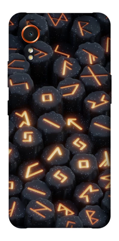 Чехол на Samsung Galaxy Xcover7 Огненые руны фото 1 из 1