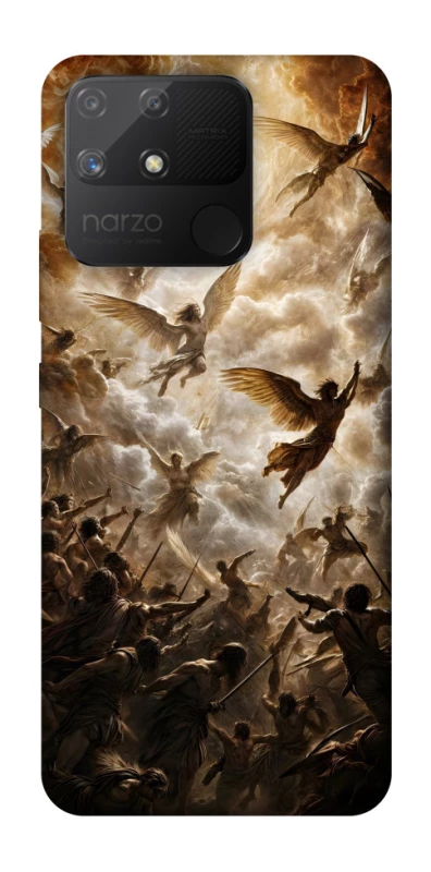 Чехол на Realme Narzo 50A angels фото 1 из 1