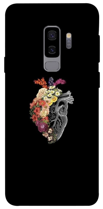 Чохол на Samsung Galaxy S9+ Heart with flowers фото 1 з 1