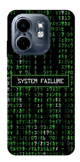 Чехол на Infinix Smart 9 4G / Hot 50i Matrix system failure фото 1 Чехол на Infinix Smart 9 4G / Hot 50i Matrix system failure фото 1 из 1