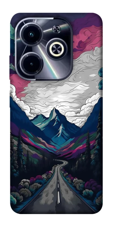 Чехол на Infinix Hot 40i Нарисованные горы фото 1 из 1