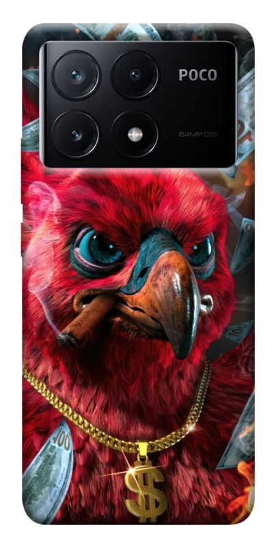 Чехол на Xiaomi Poco X6 Попугай фото 1 из 1