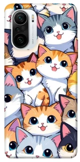 Чохол на Xiaomi Redmi K40 / K40 Pro / K40 Pro+ / Poco F3 Cute Cat v2 фото 1 з 1