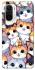 Чехол на Xiaomi Redmi K40 / K40 Pro / K40 Pro+ / Poco F3 Cute Cat v2 фото 1 из 1
