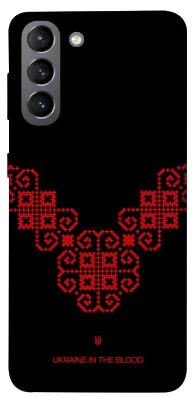 Чохол на Samsung Galaxy S21 Чорно-червона вишиванка фото 1 з 1
