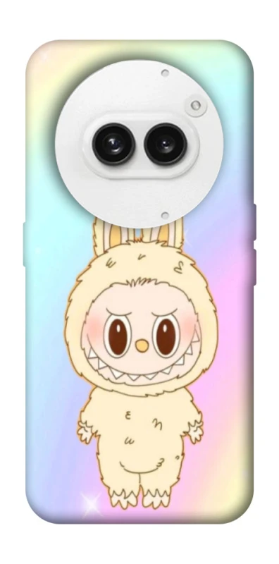 Чехол на Nothing Phone (2a) Fluffy Rainbow Labubu фото 1 из 1