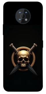 Чехол на Nokia G50 Golden Skull фото 1 из 1