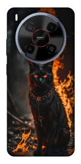 Чохол на ZTE Blade V70 Max Вогняний кіт фото 1 з 1