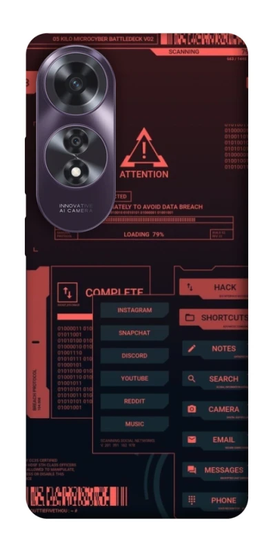 Чохол на Oppo A60 Attention фото 1 з 1